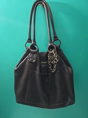 Gorgeous Caterina Lucchi Brown Leather Boho Satchel Shoulder Bag Purse so soft - Image 1 of 4