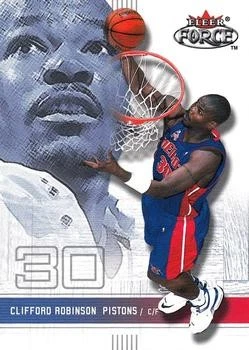 2001-02 Fleer Force #74 Clifford Robinson PISTONS - Image 1 of 2