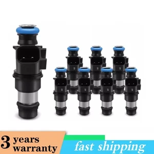 Set of 8 Fuel Injectors For BUICK RAINIER 5.3L 2005-2007 HUMMER H2 6.2L 2008 V8 - Bild 1 von 8
