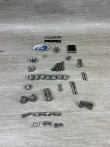 Ford Lincoln Mercury Radio Knob Power Lock Badge 500 Emblem MIXED LOT 70’s 80’s - Picture 1 of 22