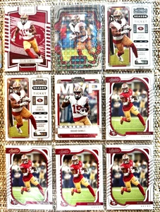 100 DEEBO SAMUEL CARDS - HIGH END AUTOS, PRIZMS, NUMBERED RC, JERSEYS 2019-2022 - Picture 1 of 12