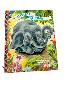 The Littlest Elephant Dee Thomas 1962 HC Bonnie Book Vtg Children's Book - Imagen 1 de 7