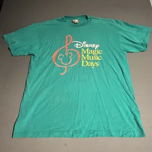 Vintage 90S Disney Magic Music Days Mickey Mouse T Shirt Tee USA Mens L OSFM - Picture 1 of 5