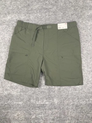 Pantalones Cortos Uniqlo Geared Unisex 2XL Oliva Riptstop Cinturón Foto 1 de 4