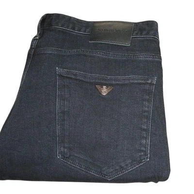 Jeans Emporio Armani J06 Calce Ajustado Elastizado Denim W32 L32 Azul Oscuro EA Para Hombres 8n1j06 Foto 1 de 4