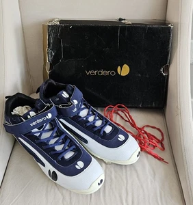 NEU, Herren Verdero geformte Stollen. Marine & Weiß. US Größe 14. - Bild 1 von 12