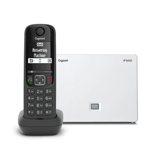 Gigaset AS690A IP DECT-Telefon Anrufbeantworter Freisprechfunktion 500 Einträge  - Bild 1 von 8