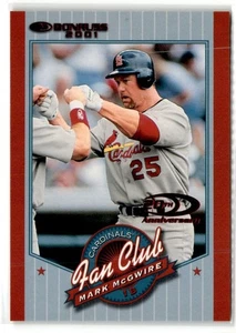 Mark McGwire St. Louis Cardinals 2001 Donruss #214 - Bild 1 von 2