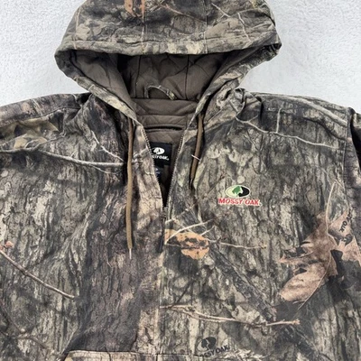 Chaqueta Mossy Oak Para Hombres 3XL Camuflaje Con Capucha Aislada Acolchada Caza Camuflaje Cremallera Foto 1 de 4