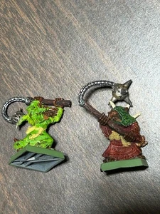 Warhammer CLASSIC METAL Skaven Plague Censer Bearers (2) Painted Ratmen OOP A - Bild 1 von 3