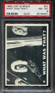 1966 Topps Lost In Space WHAT WAS THAT? #47 PSA 8 (NM/MT) - Picture 1 of 2