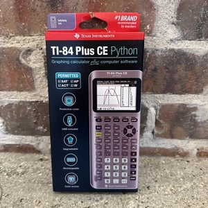Texas Instruments TI-84 Plus CE Python Graphing Calculator Infinitely Iris New - Picture 1 of 7
