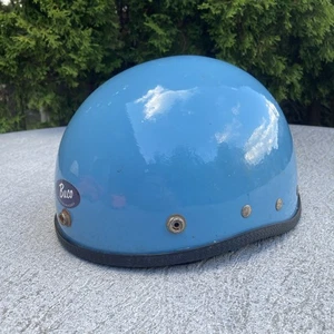 Vintage 60s Buco BANTAM Motorcycle Half Helmet - Picture 1 of 11
