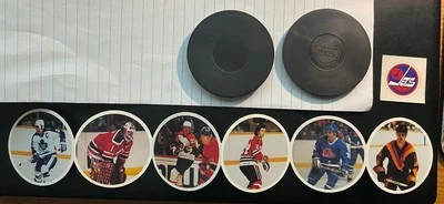 1984-85 Kellogg's NHL Hockey Accordion Discs Set INTACT +Puck Case+sticker 🔥 - Image 1 of 4