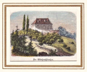 Water Hamburg View Wood Engraving Woodcut 1880 - Picture 1 of 1