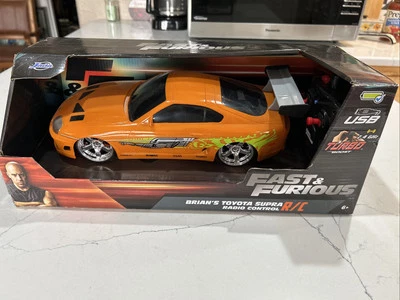 Jada Toys Fast & Furious RC 1995 Toyota Supra Vehicle - Orange - Image 1 of 4