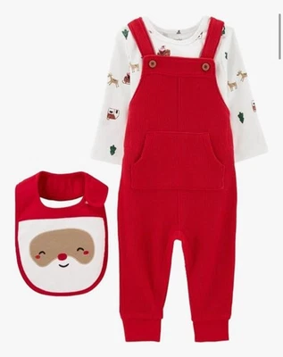 Nuevo con etiquetas Juego de 3 piezas de Navidad Carter’s Baby Boys Foto 1 de 3