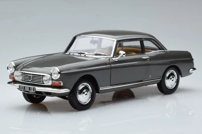 184834 Peugeot 404 Coupe Graphite Gray Norev 1/18 - Imagen 1 de 4