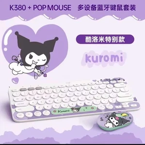 logitech k-380 kuromi Keyboard & mouse set cute NEW - Picture 1 of 10