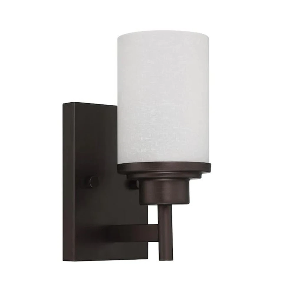 Sunset Lighting Payton 1-Light 100W Provincial Bronze Transitional Wall Sconce F - Image 1 of 1