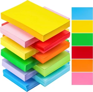 Tecmisse farbige leere Karteikarten, 600 Blatt Flash-Karten, 3 x 5 Zoll Studie Neu. - Bild 1 von 4