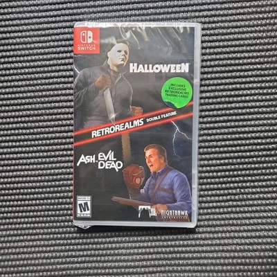 Ash vs. The Evil Dead & Halloween Retro Realms For Nintendo Switch Brand New  - Image 1 of 2