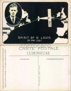 AVIAZIONE CIVILE PIONIERI-CHARLES LINDBERGH SPIRIT OF ST.LOUIS 1927-D15-73 - Picture 1 of 1