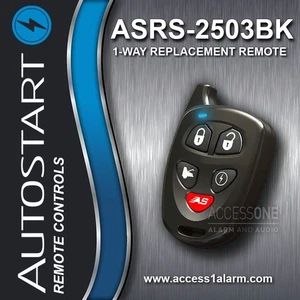 AutoStart ASRA-2503BK 1-Wege 5 Tasten Fernbedienung FCC ID EZSNAH2503 - Bild 1 von 3