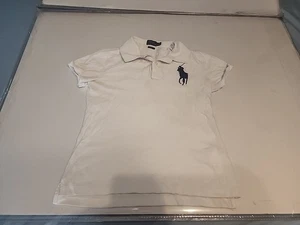 Polo Ralph Lauren Shirt weiß Größe Kinder Medium großes Pony - Bild 1 von 4