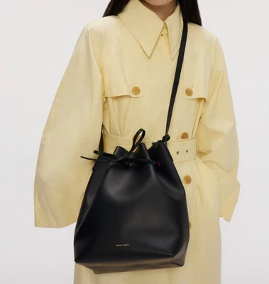 Mansur Gavriel черный ведро кожи плеча обычный размер - Изображение 1 из 4