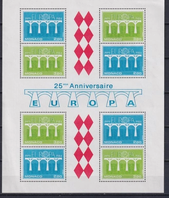 Monaco 1984 Europa CEPT, Bridges ** - Image 1 of 1