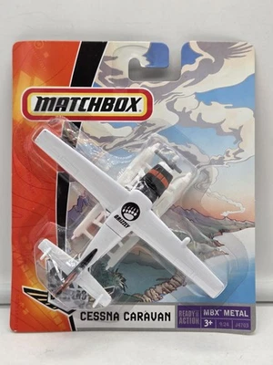 Matchbox: Sky Busters - Cessna Caravan "Grizzly" #68982 White MBX Metal 2005! - Image 1 of 4