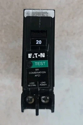 Eaton BRP120AF 20A BR Combination Arc Fault Circuit Breaker - Image 1 of 4