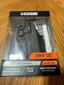 Blackhawk Serpa CQC Holster with Belt And Paddle Attachments Colt 1911 Commander - Picture 1 of 2