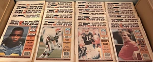1991 Season Cleveland Browns/News Illustrated Newspaper Lot of 22 / 22 Posters - Picture 1 of 23