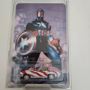 Corvette Car Captain America 2004 Speedway Steve Marvel Chevrolet Die-Cast USA - Picture 1 of 6