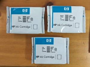 HP 940 Magenta, Cyan, Yellow Cartridges C4905A, C4904A, C4903A - Picture 1 of 1