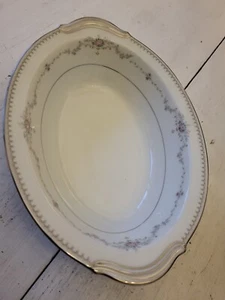 Noritake Fairmont Oval Vegetable Serving Bowl with Handles 10 1/2 6102 Excellent - Picture 1 of 3
