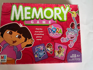 2004 Milton Bradley MEMORY Game - Dora the Explorer edition, complete in box