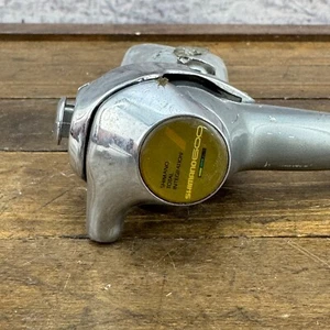 Vintage Shimano 600 Shift Lever LEFT Tri Color ST-6400 FRONT STI Shifter 2x A8 - Picture 1 of 12