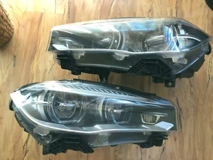 BMW X5 F15 F85 X6 F16 F86 ADAPTIVE FULL LED RHD Headlights pre Facelift OEM - Picture 1 of 11