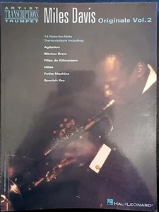 Miles Davis, Originals - Vol. 2, Ed. Hal Leonard - Imagen 1 de 1