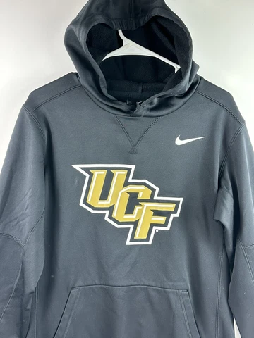 NIKE Dri-Fit UCF Knights Mens / Unisex Small Black Football Therma Hoodie M41663 Cover