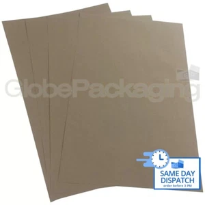10 x HOJAS DE PAPEL ENVOLVENTE KRAFT MARRÓN GRUESO DE CALIDAD 500x750mm *100% RECICLABLE* - Imagen 1 de 7
