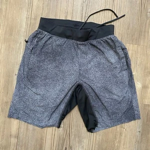 Lululemon - T.H.E. Short 9” Lined Gray Space Dye Drawstring Men's - No tag Sz M? - Picture 1 of 8