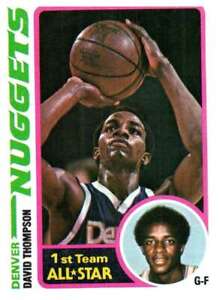1978-79 Topps #100 David Thompson Denver Nuggets Basketball Card NM All-Star