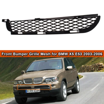 Parrillas delanteras laterales derechos parachoques superior rejilla de malla para BMW X5 E53 2004-2006 NUEVO Foto 1 de 4