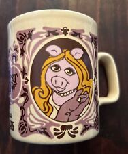 Vintage 1978 Miss Piggy Coffee Mug Muppet Show Jim Henson Kiln Craft England