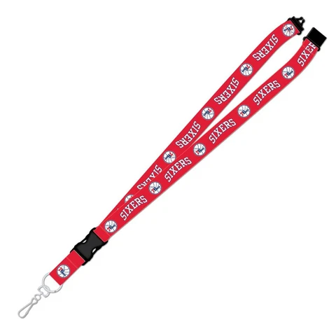 Philadelphia 76ers Red Lanyard Keychains Cover