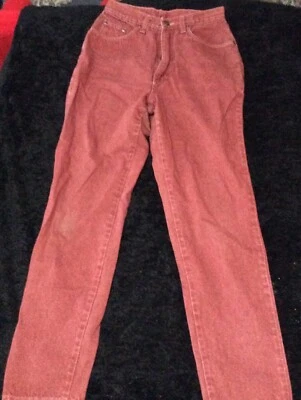 Винтажные красные джинсы из денима с высокой талией Bonjour - размер 6 - 1980-е - Изображение 1 из 4